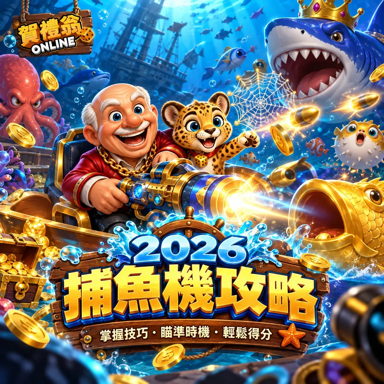 2026賀禮翁ONLINE捕魚機攻略｜捕魚技巧、大魚時機與玩法整理