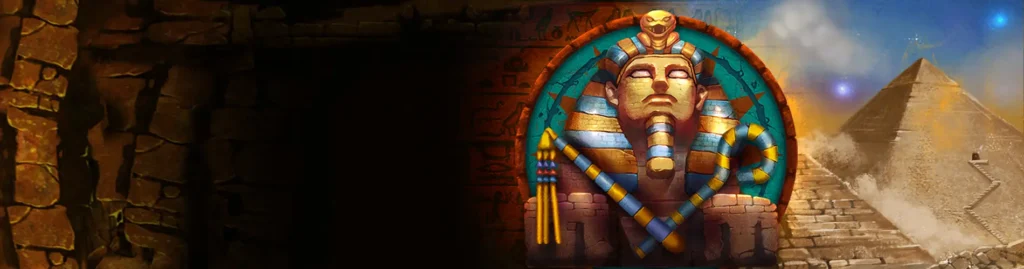 法老王老虎機主題背景，埃及金字塔與RSG電子遊戲風格