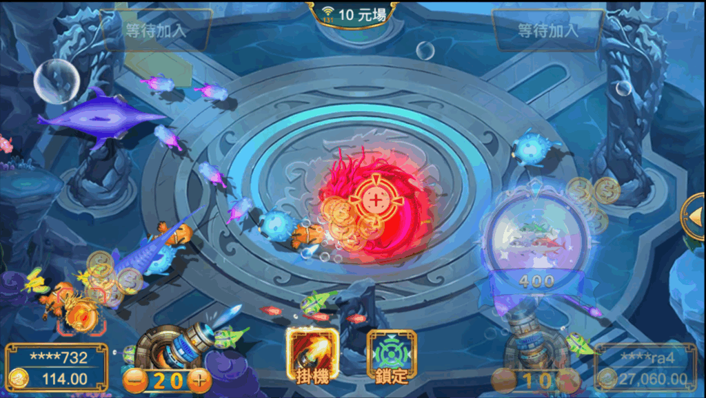 捕魚機鎖定系統與技能操作示意，賀禮翁高倍率玩法解析