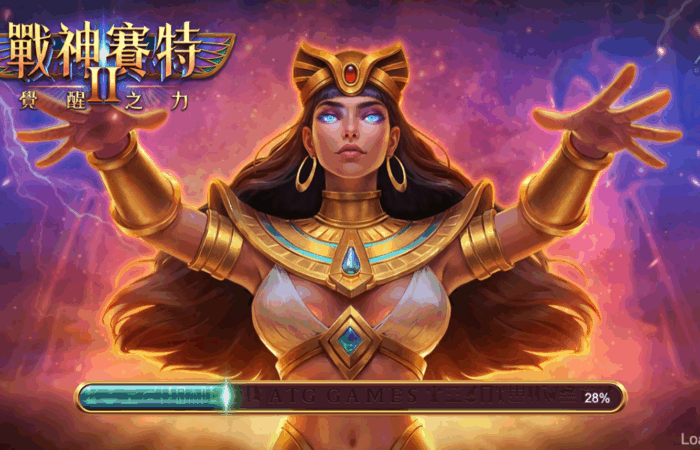 戰神賽特2老虎機開場畫面，ATG埃及神話主題遊戲