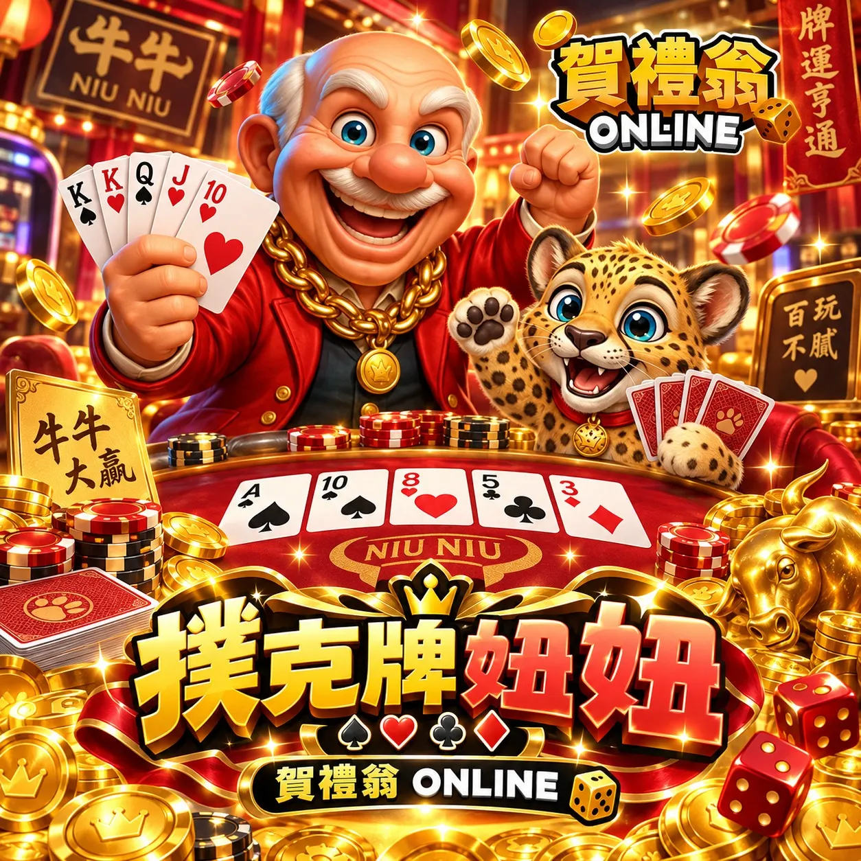 線上妞妞玩法攻略｜賀禮翁ONLINE妞妞撲克牌遊戲