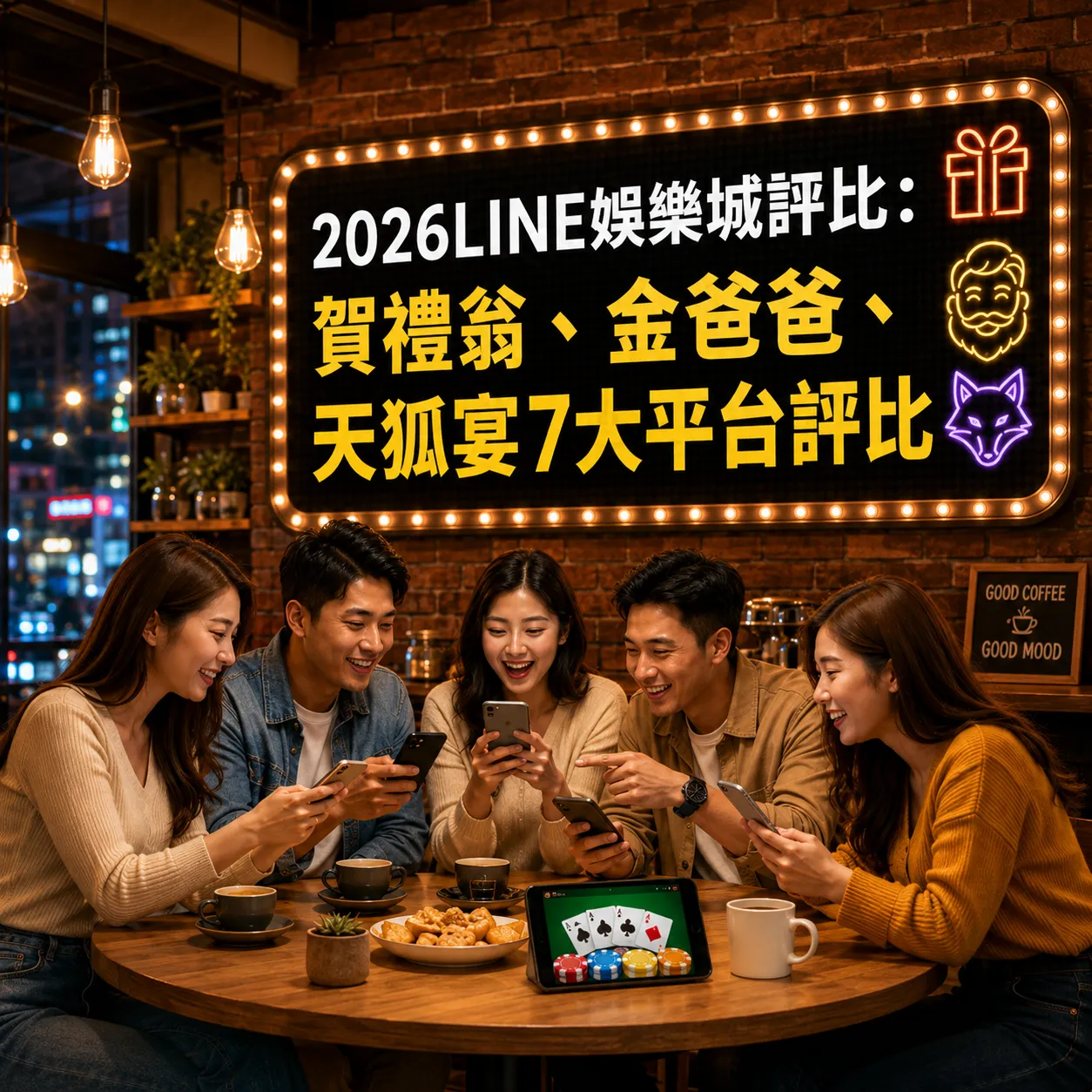 2026 LINE娛樂城推薦比較，整理賀禮翁、金爸爸、天狐宴等7大熱門LINE娛樂城平台特色與評價