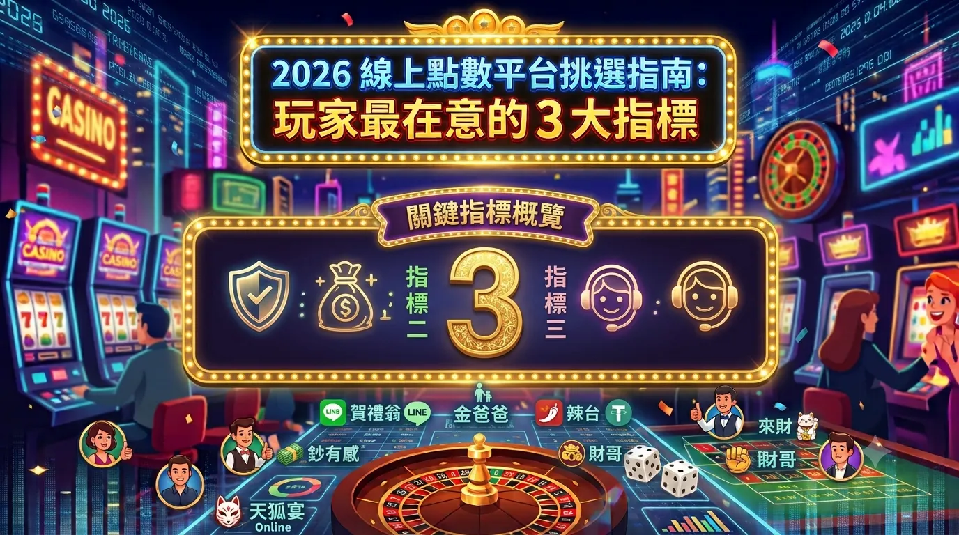 2026線上點數平台挑選指南，整理玩家最在意的三大評估指標